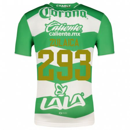 Kandiny Kinder José Zulaica #293 Grün Heimtrikot Trikot 2023/24 T-Shirt