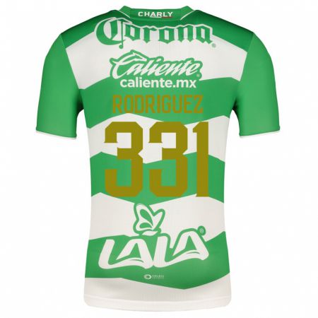 Kandiny Kinder Juan Rodríguez #331 Grün Heimtrikot Trikot 2023/24 T-Shirt