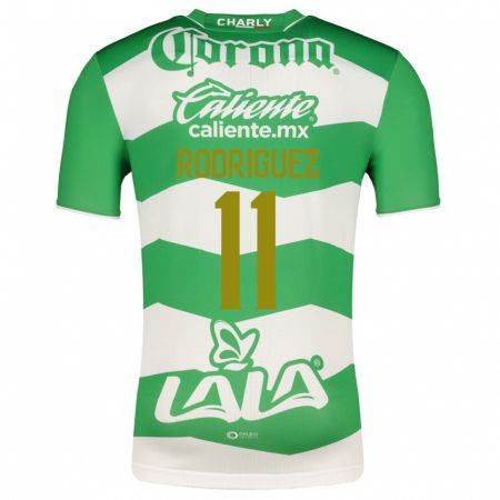 Kandiny Kinder Cynthia Rodríguez #11 Grün Heimtrikot Trikot 2023/24 T-Shirt