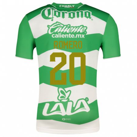 Kandiny Kinder Lia Romero #20 Grün Heimtrikot Trikot 2023/24 T-Shirt