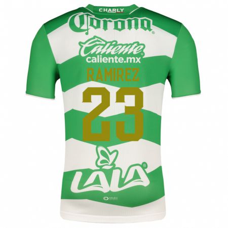Kandiny Kinder Alexxandra Ramírez #23 Grün Heimtrikot Trikot 2023/24 T-Shirt