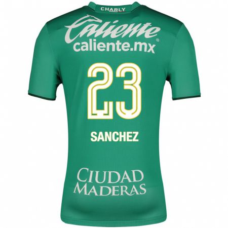 Kandiny Kinder Borja Sánchez #23 Grün Heimtrikot Trikot 2023/24 T-Shirt