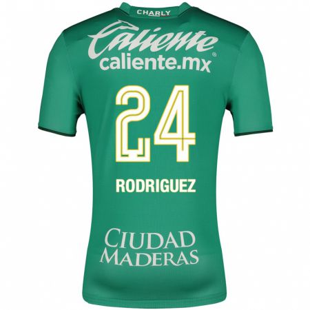 Kandiny Kinder Osvaldo Rodríguez #24 Grün Heimtrikot Trikot 2023/24 T-Shirt