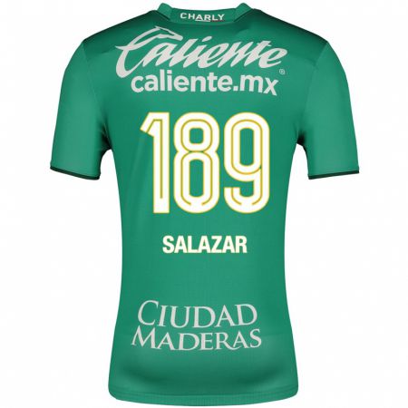 Kandiny Kinder José Salazar #189 Grün Heimtrikot Trikot 2023/24 T-Shirt