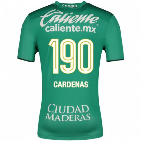 Kandiny Kinder Emilio Cárdenas #190 Grün Heimtrikot Trikot 2023/24 T-Shirt
