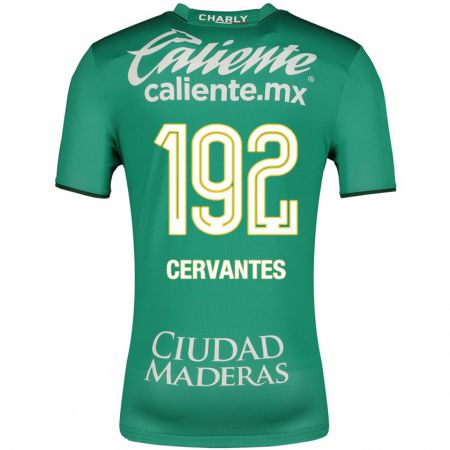 Kandiny Kinder Luis Cervantes #192 Grün Heimtrikot Trikot 2023/24 T-Shirt