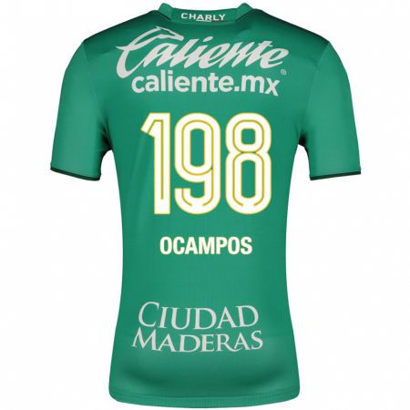 Kandiny Kinder Omar Ocampos #198 Grün Heimtrikot Trikot 2023/24 T-Shirt