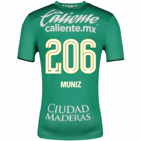 Kandiny Kinder Isaác Muñíz #206 Grün Heimtrikot Trikot 2023/24 T-Shirt