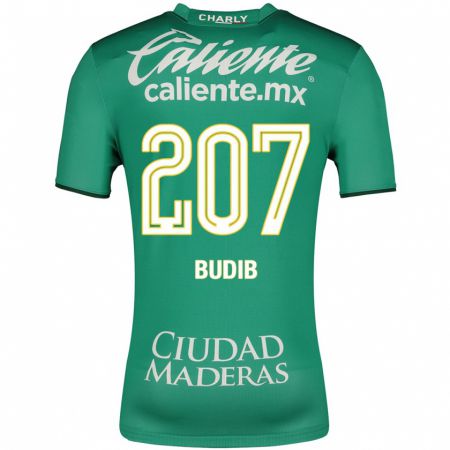 Kandiny Kinder Pedro Budib #207 Grün Heimtrikot Trikot 2023/24 T-Shirt