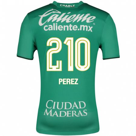 Kandiny Kinder Arez Pérez #210 Grün Heimtrikot Trikot 2023/24 T-Shirt
