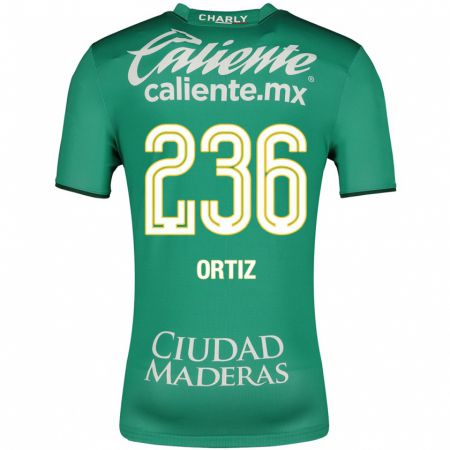 Kandiny Kinder Youssef Ortiz #236 Grün Heimtrikot Trikot 2023/24 T-Shirt