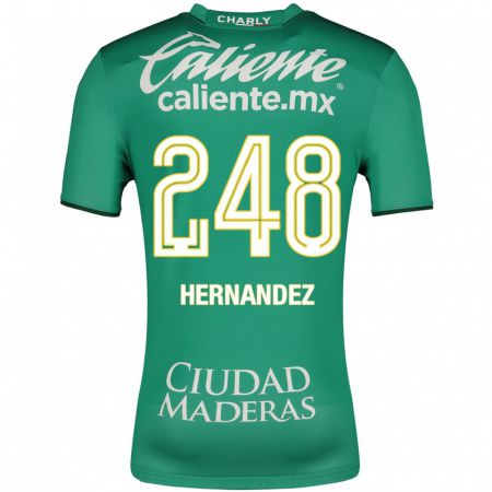 Kandiny Kinder Fernando Hernández #248 Grün Heimtrikot Trikot 2023/24 T-Shirt