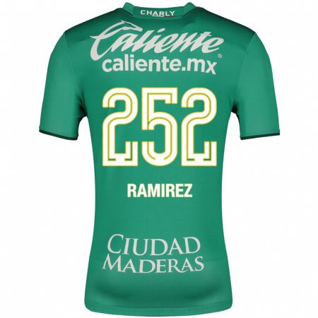Kandiny Kinder Luis Ramírez #252 Grün Heimtrikot Trikot 2023/24 T-Shirt