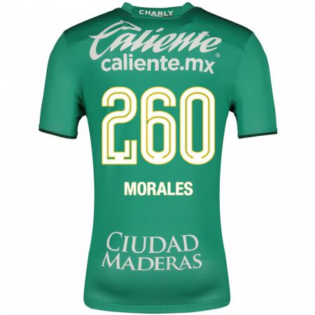 Kandiny Kinder Daniel Morales #260 Grün Heimtrikot Trikot 2023/24 T-Shirt