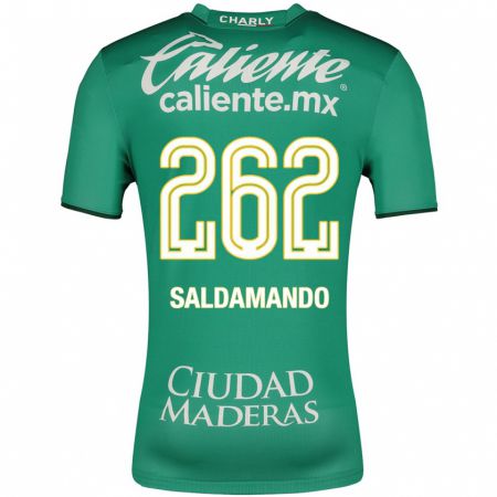 Kandiny Kinder José Saldamando #262 Grün Heimtrikot Trikot 2023/24 T-Shirt