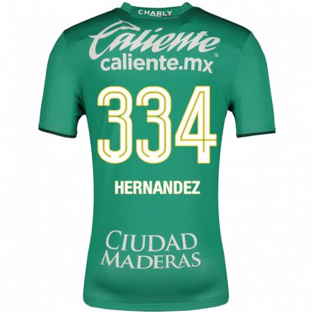 Kandiny Kinder Alan Hernández #334 Grün Heimtrikot Trikot 2023/24 T-Shirt
