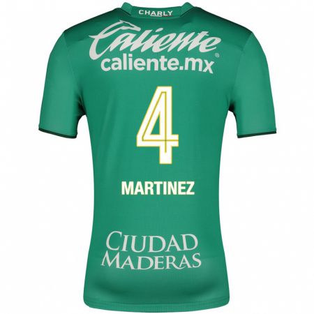 Kandiny Kinder Mitzi Martínez #4 Grün Heimtrikot Trikot 2023/24 T-Shirt