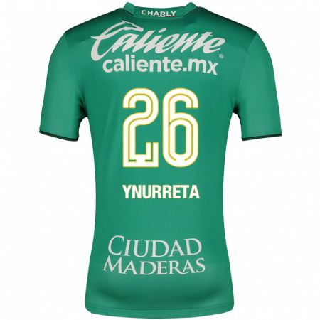 Kandiny Kinder Alexandra Hernández Ynurreta #26 Grün Heimtrikot Trikot 2023/24 T-Shirt