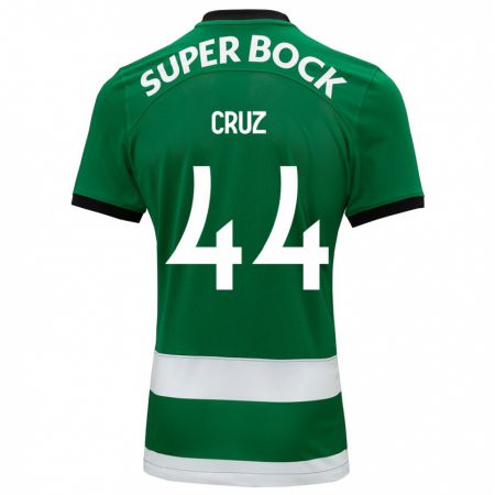 Kandiny Kinder Marco Cruz #44 Grün Heimtrikot Trikot 2023/24 T-Shirt