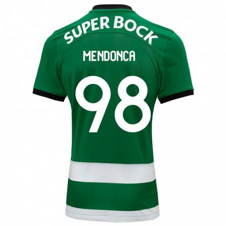 Kandiny Kinder Manuel Mendonça #98 Grün Heimtrikot Trikot 2023/24 T-Shirt