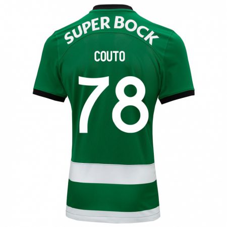 Kandiny Kinder Mauro Couto #78 Grün Heimtrikot Trikot 2023/24 T-Shirt