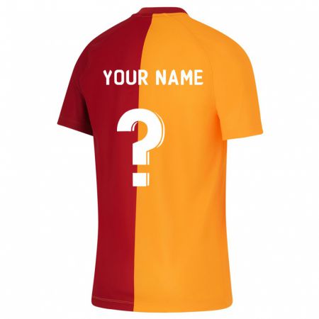 Kandiny Kinder Ihren Namen #0 Orangefarben Heimtrikot Trikot 2023/24 T-Shirt
