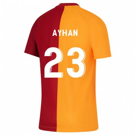 Kandiny Kinder Kaan Ayhan #23 Orangefarben Heimtrikot Trikot 2023/24 T-Shirt