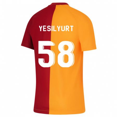 Kandiny Kinder Ali Yeşilyurt #58 Orangefarben Heimtrikot Trikot 2023/24 T-Shirt