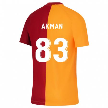 Kandiny Kinder Efe Akman #83 Orangefarben Heimtrikot Trikot 2023/24 T-Shirt
