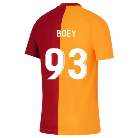 Kandiny Kinder Sacha Boey #93 Orangefarben Heimtrikot Trikot 2023/24 T-Shirt