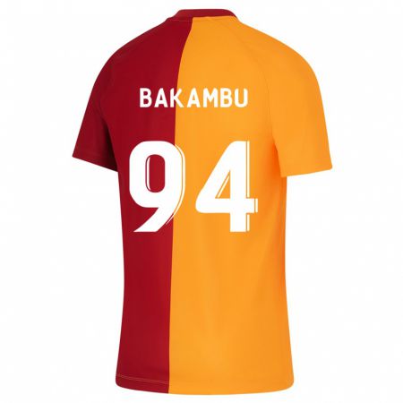Kandiny Kinder Cédric Bakambu #94 Orangefarben Heimtrikot Trikot 2023/24 T-Shirt