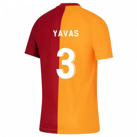 Kandiny Kinder Arda Yavas #3 Orangefarben Heimtrikot Trikot 2023/24 T-Shirt