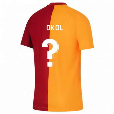 Kandiny Kinder Umut Okol #0 Orangefarben Heimtrikot Trikot 2023/24 T-Shirt