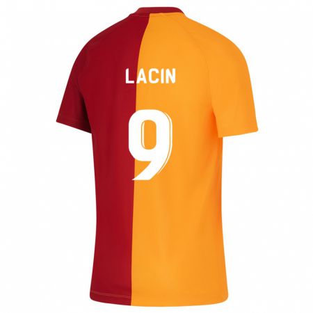 Kandiny Kinder Elanur Laçin #9 Orangefarben Heimtrikot Trikot 2023/24 T-Shirt