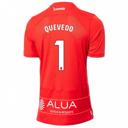 Kandiny Kinder Alex Quevedo #1 Rot Heimtrikot Trikot 2023/24 T-Shirt