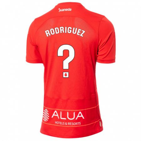Kandiny Kinder Gabriel Rodríguez #0 Rot Heimtrikot Trikot 2023/24 T-Shirt