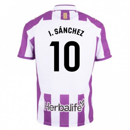 Kandiny Kinder Iván Sánchez #10 Lila Heimtrikot Trikot 2023/24 T-Shirt