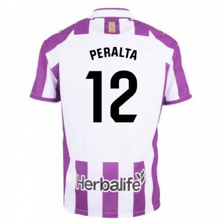 Kandiny Kinder Fernando Peralta #12 Lila Heimtrikot Trikot 2023/24 T-Shirt