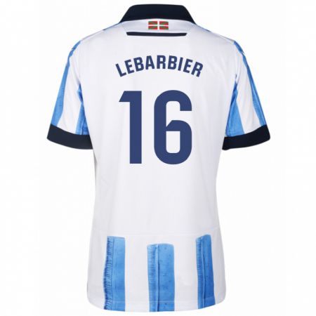 Kandiny Kinder Alex Lebarbier #16 Blau Weiss Heimtrikot Trikot 2023/24 T-Shirt