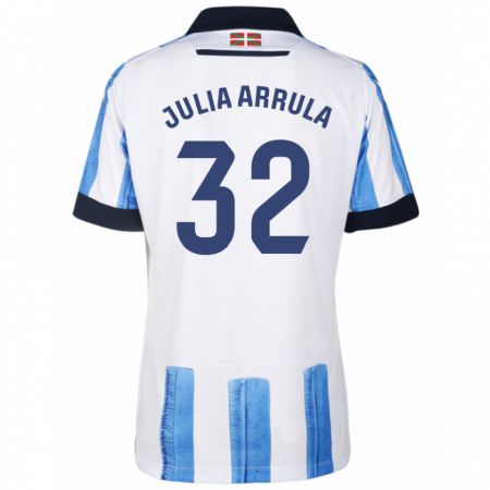 Kandiny Kinder Julia Arrula #32 Blau Weiss Heimtrikot Trikot 2023/24 T-Shirt