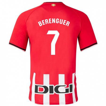 Kandiny Kinder Álex Berenguer #7 Rot Heimtrikot Trikot 2023/24 T-Shirt