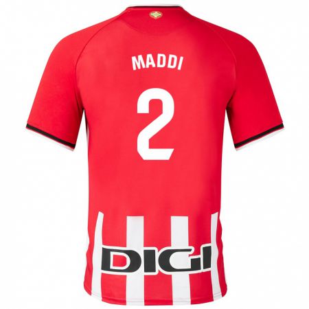 Kandiny Kinder Maddi Torre Larrañaga #2 Rot Heimtrikot Trikot 2023/24 T-Shirt