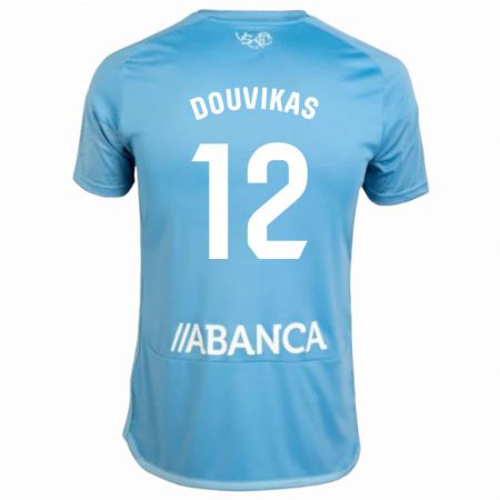 Kandiny Kinder Anastasios Douvikas #12 Blau Heimtrikot Trikot 2023/24 T-Shirt