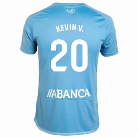 Kandiny Kinder Kevin Vázquez #20 Blau Heimtrikot Trikot 2023/24 T-Shirt