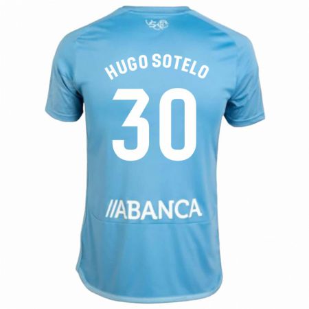 Kandiny Kinder Hugo Sotelo #30 Blau Heimtrikot Trikot 2023/24 T-Shirt