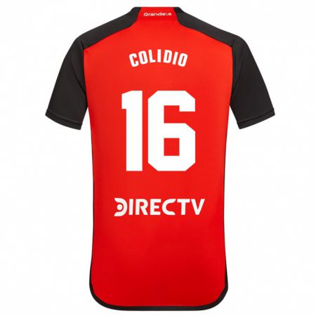 Kandiny Kinder Facundo Colidio #16 Rot Auswärtstrikot Trikot 2023/24 T-Shirt