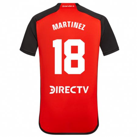 Kandiny Kinder Pity Martínez #18 Rot Auswärtstrikot Trikot 2023/24 T-Shirt