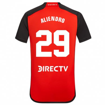 Kandiny Kinder Rodrigo Aliendro #29 Rot Auswärtstrikot Trikot 2023/24 T-Shirt