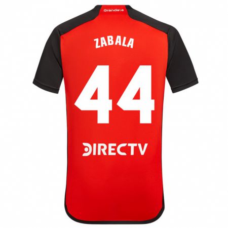 Kandiny Kinder Daniel Zabala #44 Rot Auswärtstrikot Trikot 2023/24 T-Shirt