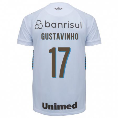 Kandiny Kinder Gustavinho #17 Weiß Auswärtstrikot Trikot 2023/24 T-Shirt